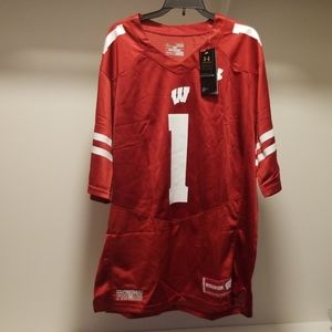 NWT Wisconsin Badgers Under Armour Football Jersey